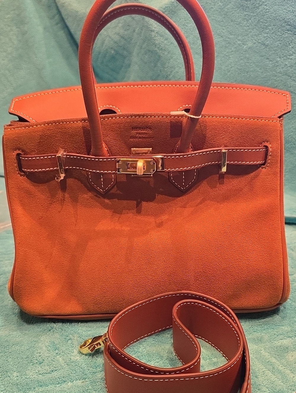 Suede "Kelly" Inspired Syle Bag